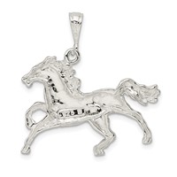 Sterling Silver Horse Charm view 3