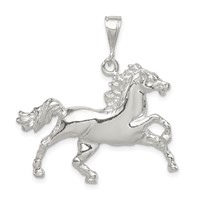 Sterling Silver Horse Charm view 1