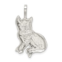 Sterling Silver Cat Charm view 4