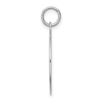 Sterling Silver Rhodium-plated Beagle Disc Charm view 2