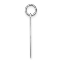 Sterling Silver Rhodium-plated Doberman Pinscher Disc Charm view 2