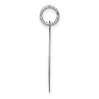 Sterling Silver Rhodium-plated English Setter Disc Charm view 2