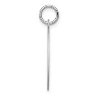 Sterling Silver Rhodium-plated Irish Setter Disc Charm view 2