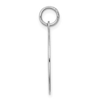 Sterling Silver Rhodium-plated Lhasa Apso Disc Charm view 2