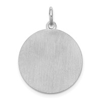 Sterling Silver Rhodium-plated Lhasa Apso Disc Charm view 4