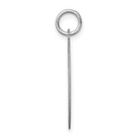 Sterling Silver Rhodium-plated West Highland Terrier Disc Charm view 2