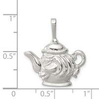 Sterling Silver Teapot Charm view 3