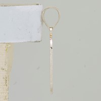 Sterling Silver Rhodium-plated Letter O Initial Pendant view 2