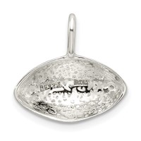 Sterling Silver Football Charm view 3