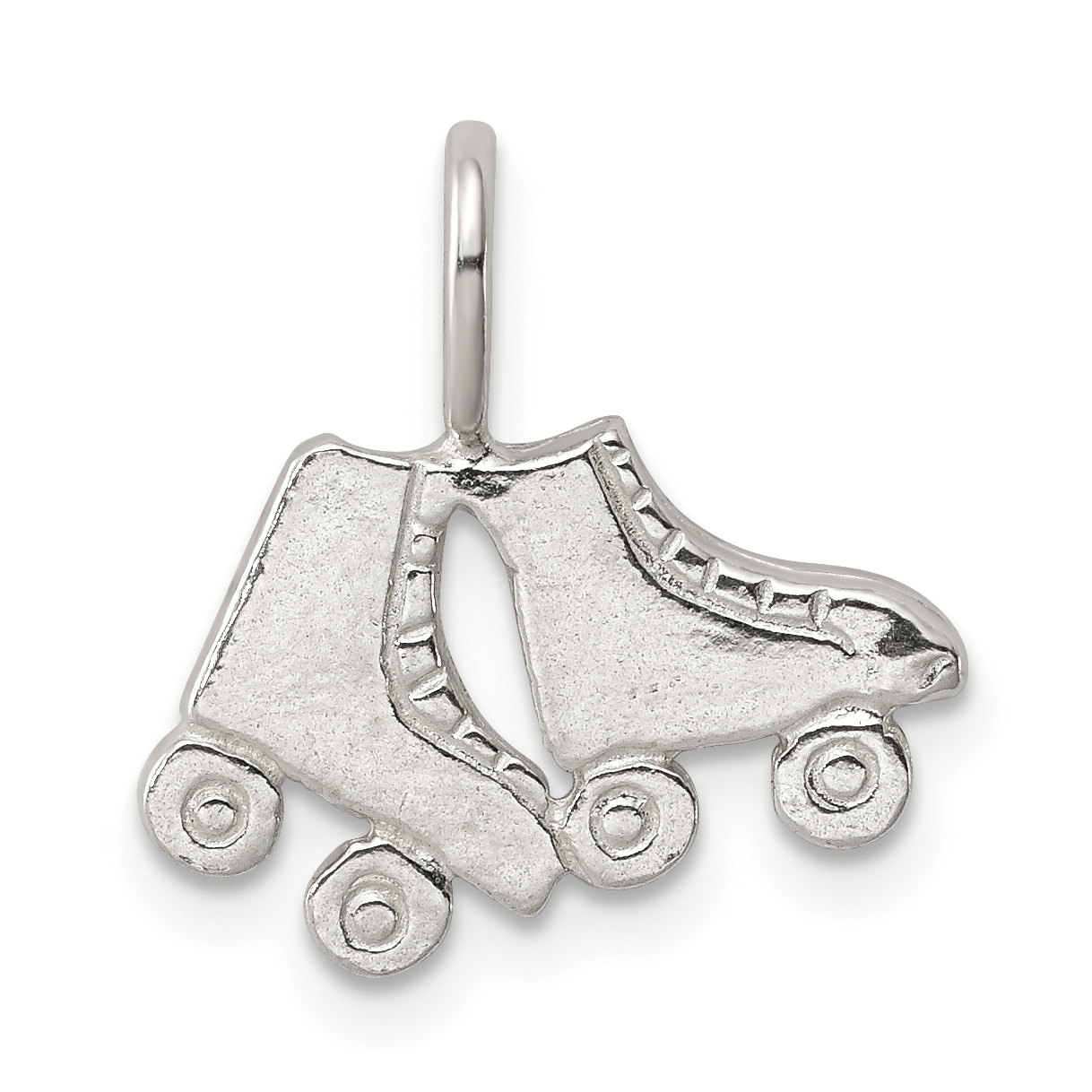 Sterling Silver Roller Skates Charm (QC2790)