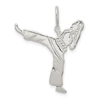 Sterling Silver Karate Charm view 1