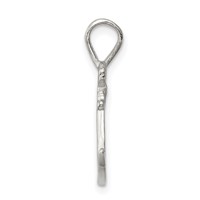 Sterling Silver Skier Pendant view 2