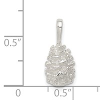 Sterling Silver Pinecone Charm view 4