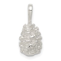 Sterling Silver Pinecone Charm view 1