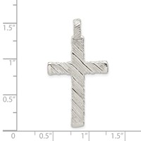Sterling Silver Latin Cross Charm view 3