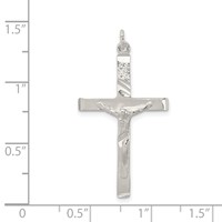 Sterling Silver Crucifix Pendant view 4