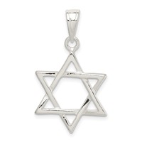 Sterling Silver Star of David Charm view 4
