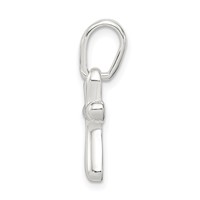 Sterling Silver Freeform Cross Charm view 2