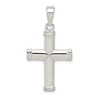 Sterling Silver Reversible Cross Pendant view 3