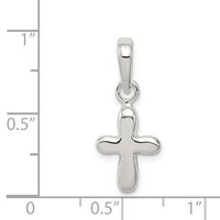 Sterling Silver Cross Pendant view 4