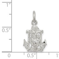 Sterling Silver Mariners Cross Charm view 4