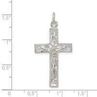 Sterling Silver Crucifix Pendant view 3