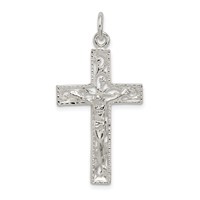 Sterling Silver Crucifix Pendant view 1