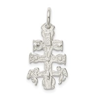 Sterling Silver Cara Vaca Crucifix Pendant view 4