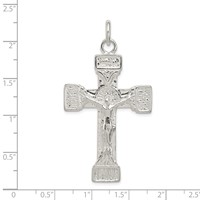 Sterling Silver Latin Crucifix Pendant view 3