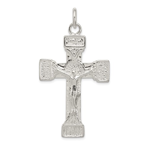 Sterling Silver Latin Crucifix Pendant