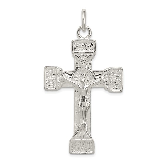 Sterling Silver Latin Crucifix Pendant
