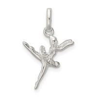 Sterling Silver Ballerina Charm view 3