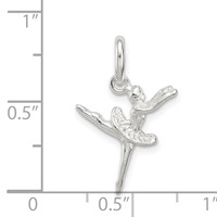 Sterling Silver Ballerina Charm view 4