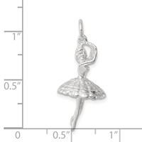 Sterling Silver Ballerina Charm view 4
