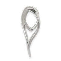 Sterling Silver Abstract Heart -Fits Up to 8mm Cubetto- Slide view 2