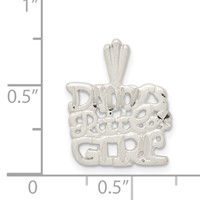 Sterling Silver Daddy's Little Girl Charm view 3