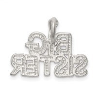 Sterling Silver Big Sister Charm view 4
