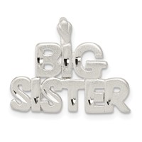 Sterling Silver Big Sister Charm view 1