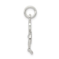 Sterling Silver Treble Clef Charm view 2