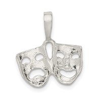 Sterling Silver Comedy Tragedy Charm view 3