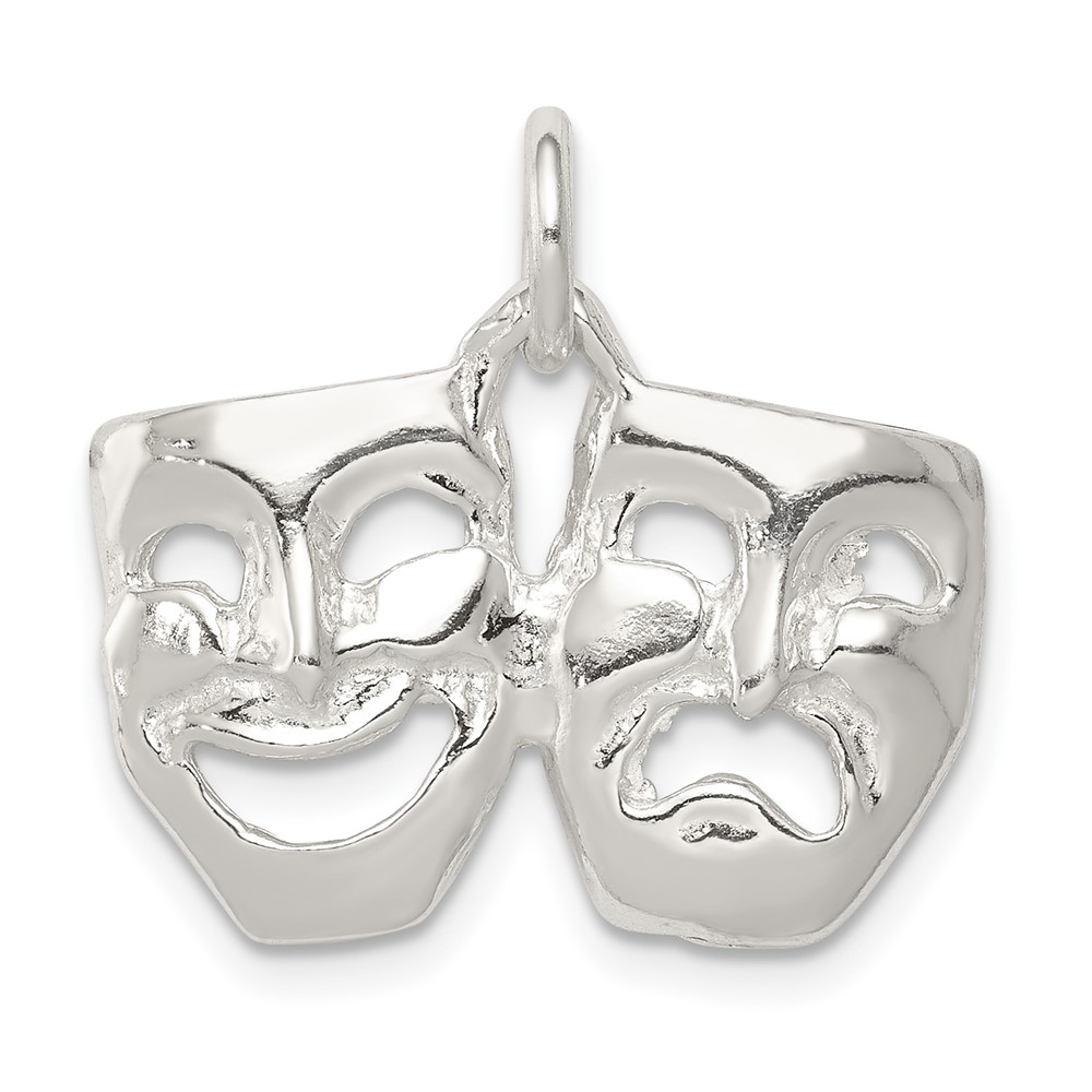 Sterling Silver Comedy Tragedy Charm