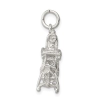 Sterling Silver Sewing Machine Charm view 2