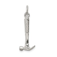 Sterling Silver Hammer Charm view 4