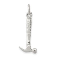 Sterling Silver Hammer Charm view 1