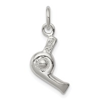 Sterling Silver Hair Dryer Charm view 1