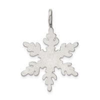 Sterling Silver Snowflake Charm view 4