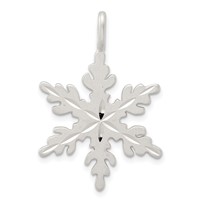 Sterling Silver Snowflake Charm view 1