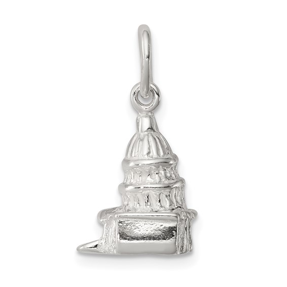 Sterling Silver Capitol Building Charm