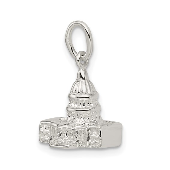 Sterling Silver Capitol Building Charm