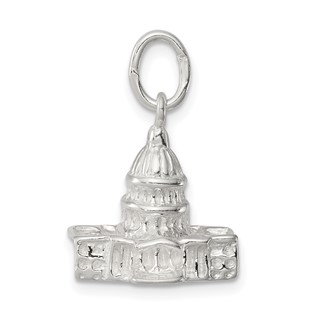 Sterling Silver Capitol Building Charm